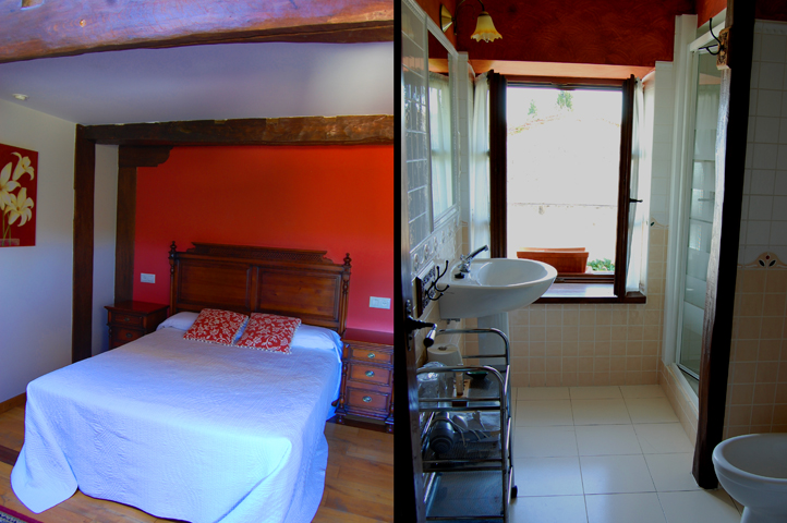 Las camas dobles miden 1.50 x 1.90 m 